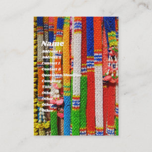 Phuang Maalai - Thai Floral Garland Visitenkarte