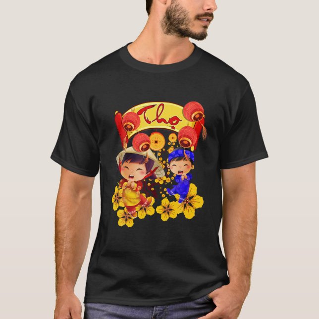 PHUC LOC THO 2022 Vietnamesisches Testjahr des Tig T-Shirt (Vorderseite)