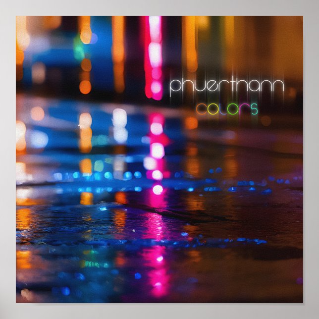 Phuerthann "Colors" Album Art Poster (Vorne)