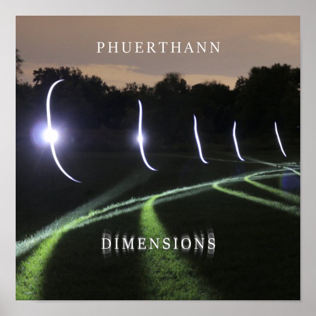 Phuerthann "Dimensions" Offizielles Album Art Post Poster (Vorne)