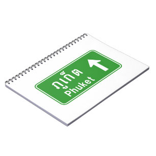 Phuket Ahead ⚠ Thai Highway Traffic ⚠ Notizblock