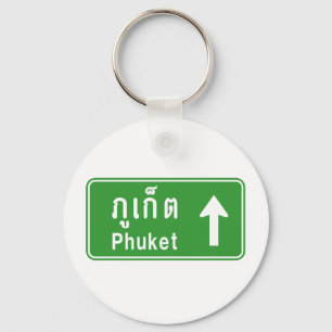 Phuket Ahead ⚠ Thai Highway Traffic ⚠ Schlüsselanhänger