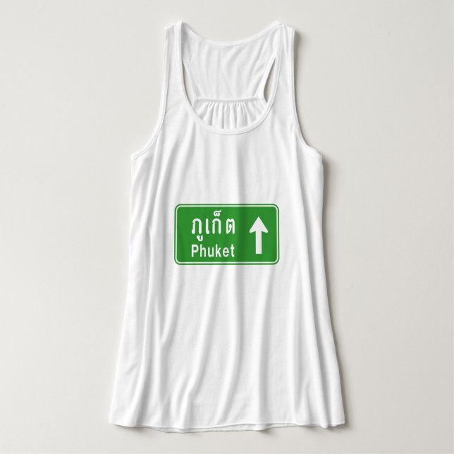 Phuket Ahead ⚠ Thai Highway Traffic ⚠ Tank Top (Design Vorderseite)