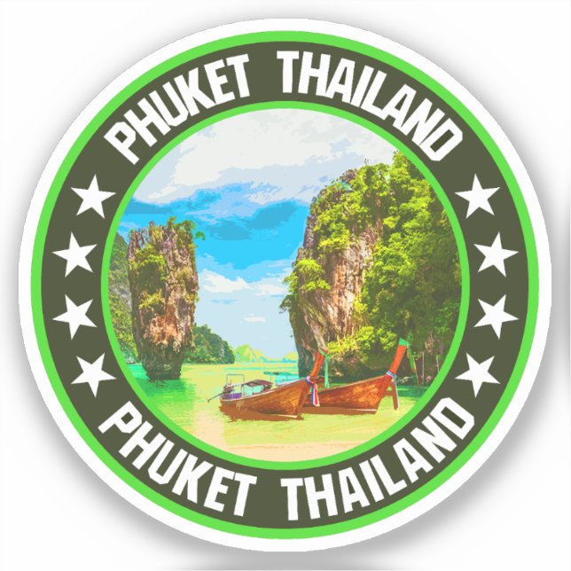 Phuket Aufkleber (Vorderseite)