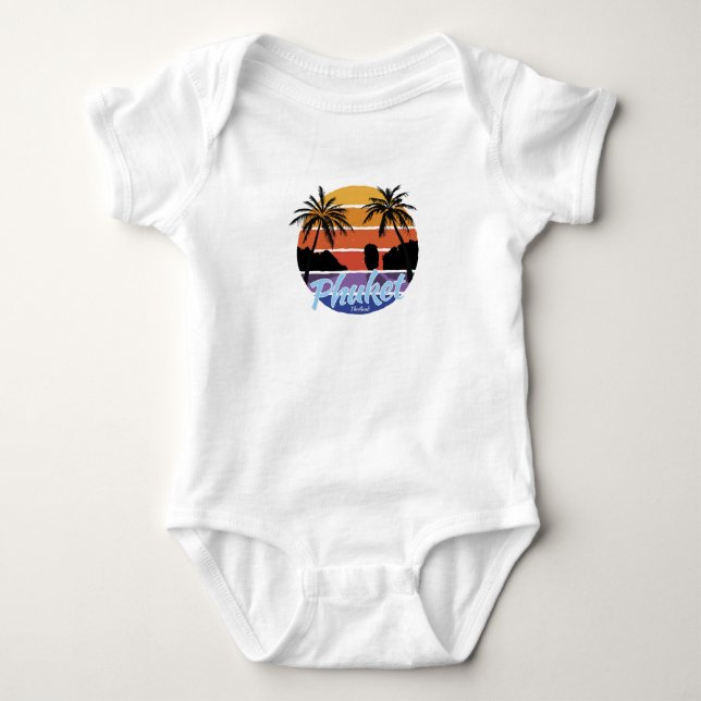 Phuket Baby Bodysuits, Phuket Thailand Strampler (Vorderseite)