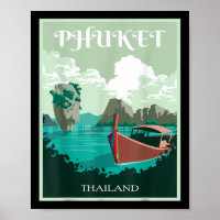 Phuket Longtail-Boot Thailand Insel Samui Souvenir