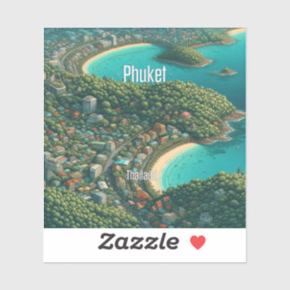 Phuket Thailand 3 Zoll Vinyl Sticker