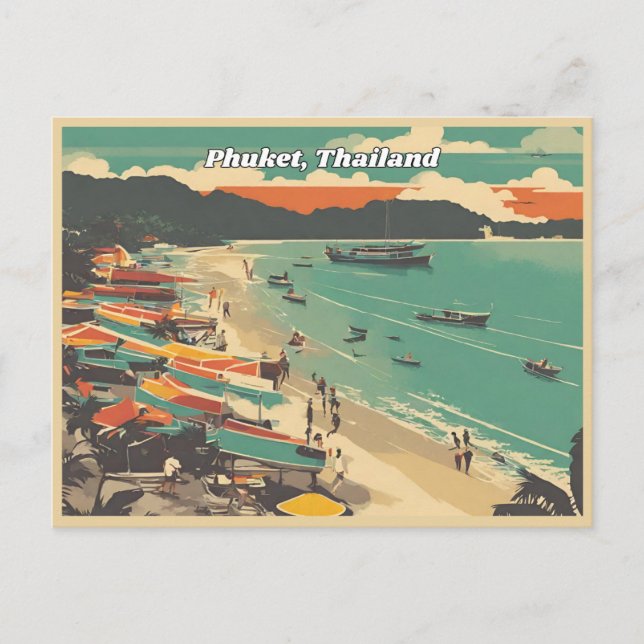 Phuket, Thailand Postkarte (Vorderseite)
