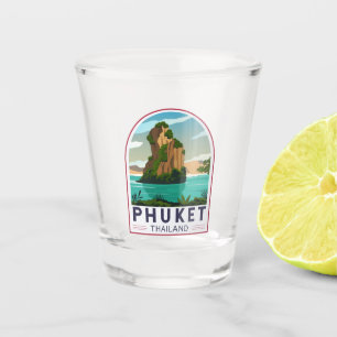 Phuket Thailand Retro Schnapsglas