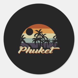 Phuket Thailand Runder Aufkleber