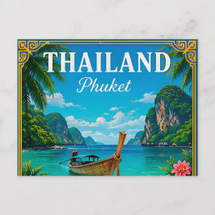 🌴 Phuket Thailand Strand Erinnerung Von Inselreis Postkarte