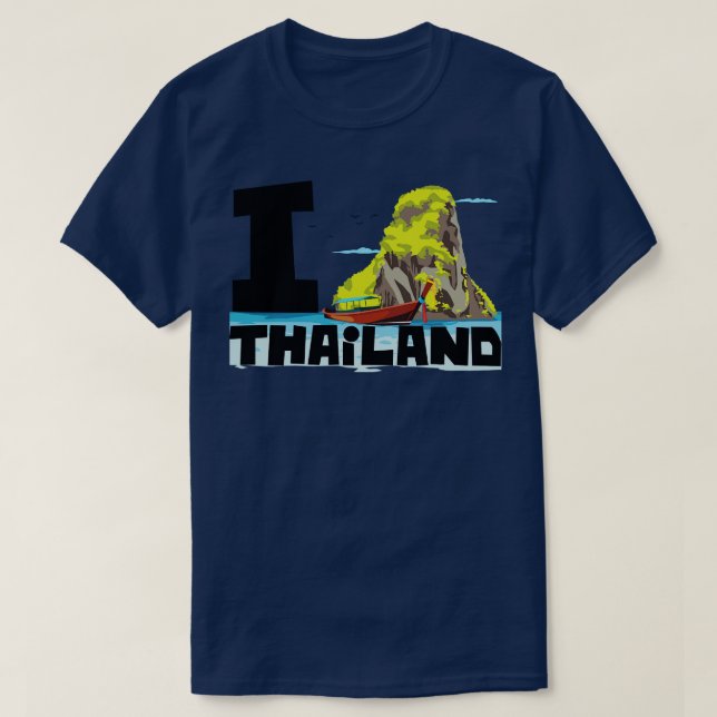 Phuket Thailand T-Shirt (Design vorne)