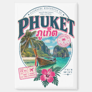 Phuket Thailand Urlaubs-Ausrüstung Magnet