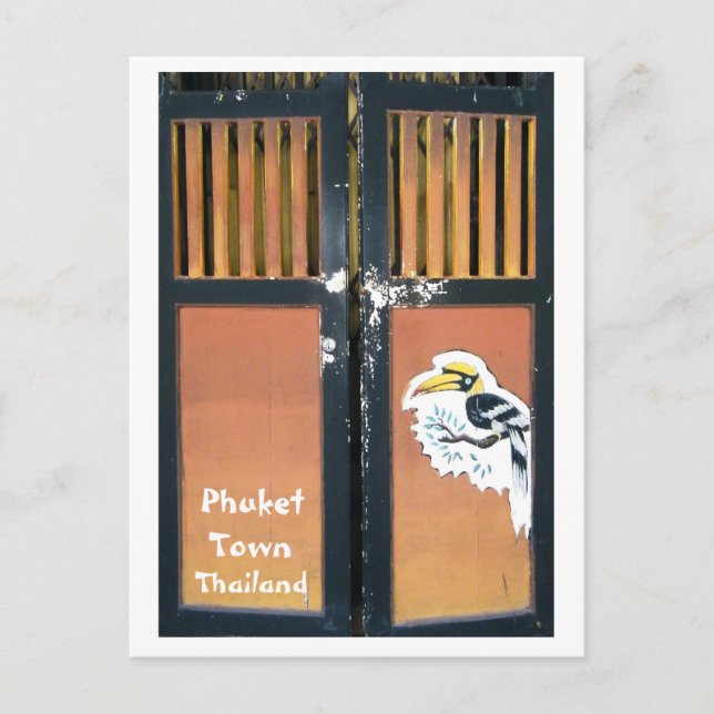 Phuket Town, Thailand Postkarte (Vorderseite)