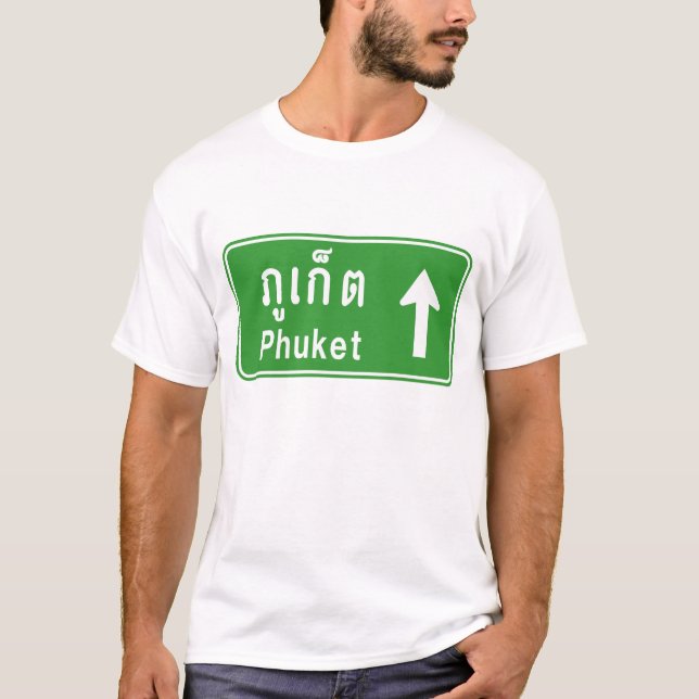 Phuket voran ⚠ thailändisches T-Shirt (Vorderseite)