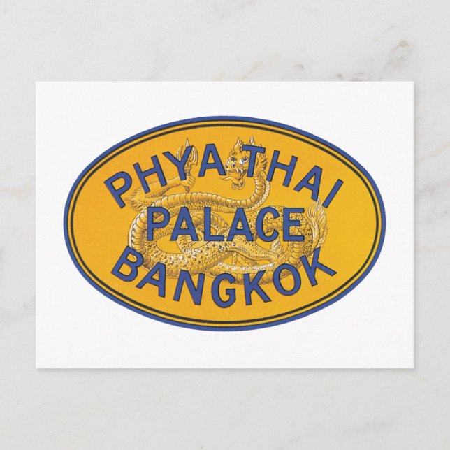 Phya Thai Palace Bangkok Postkarte (Vorderseite)
