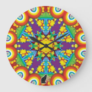 Phyletisches Kaleidoskop Große Wanduhr
