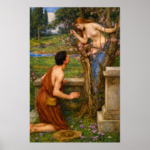Phyllis und Demophoön von John William Waterhouse Poster