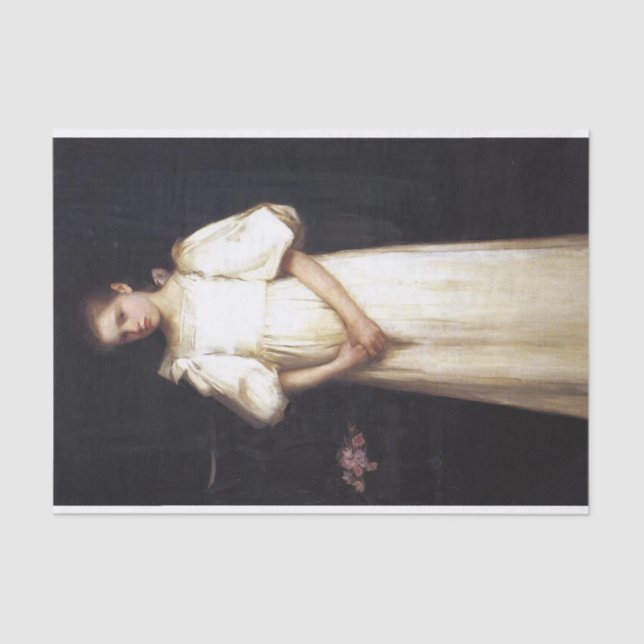 Phyllis Waterlow, von John William Waterhouse 1895 Seidenpapier (Vorderseite)