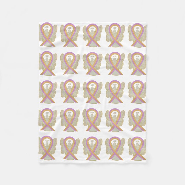 Phyllodes Breast Cancer Awareness Soft Blanket Fleecedecke (Vorderseite)