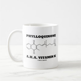Phylloquinone ALIAS Vitamin K (chemisches Molekül) Zweifarbige Tasse