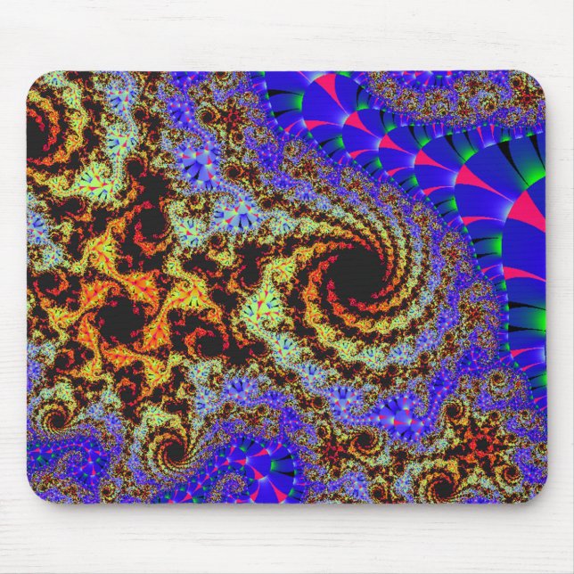 "Physchedelic träumt" ~ Kunst-Druck Mousepad (Vorne)