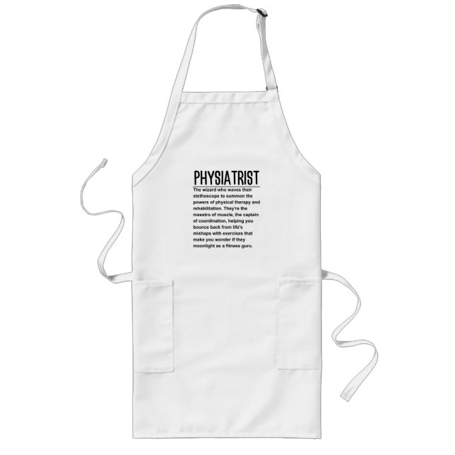 Physiatrist Lange Schürze (Vorne)