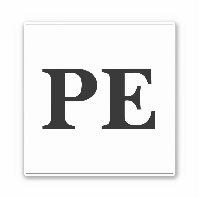 Physical Earth Electrical Label (Vorderseite)