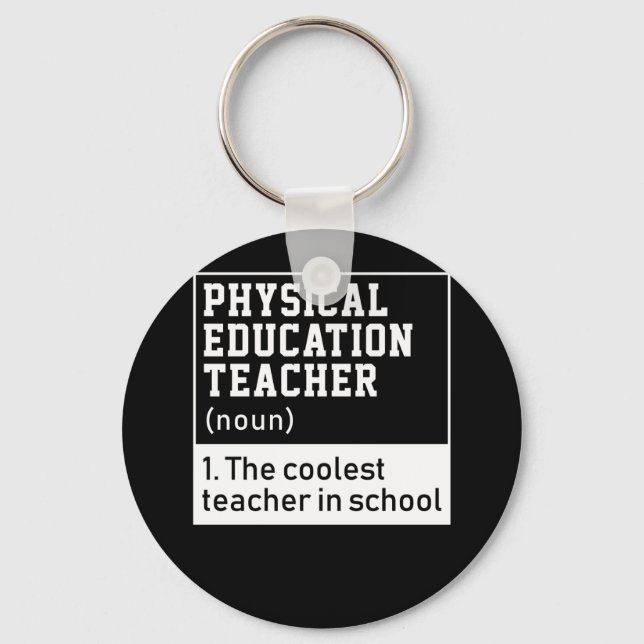 Physical Education Teacher Definition P.E. Schlüsselanhänger (Vorderseite)