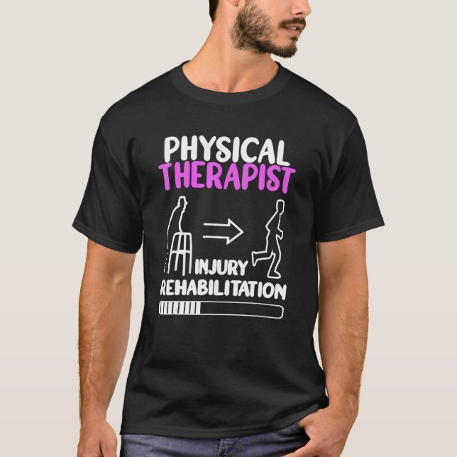 Physical Therapist cute PT Physical Therapy  for w T-Shirt (Vorderseite)