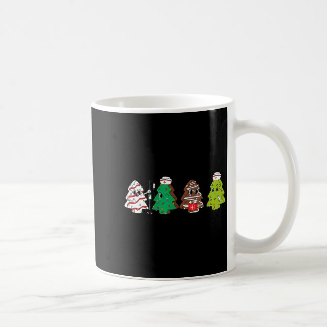 Physical Therapy Christmas Cake Tree Nurse Xmas Pa Kaffeetasse (Rechts)