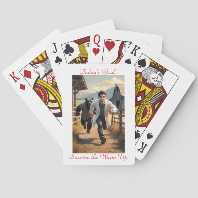 Physical Therapy Classic Playing Cards Spielkarten (Rückseite)