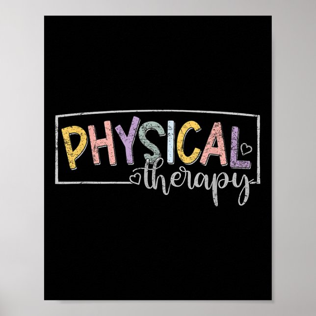 Physical Therapy Funny Physical Therast Pt Therast Poster (Vorne)
