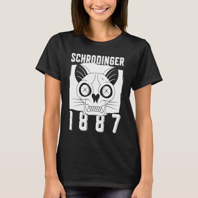 Physicist Cat  Science Scientist Quantum Physics T-Shirt (Vorderseite)