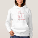 Physics Formula Hoodie<br><div class="desc">I love physics. A must for every physicist,  physics student,  physics teacher and physics lovers. A perfect match physics lovers and physics nerds. Good for the young and the old.</div>