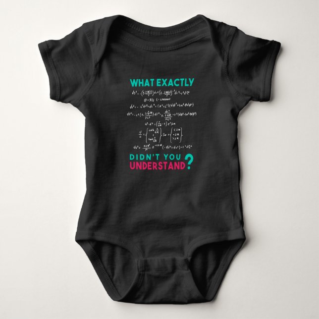 Physics formula Joke Baby Strampler (Vorderseite)
