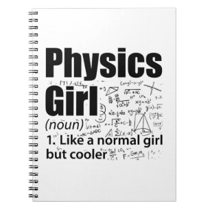 Physics Girls   Physicist Science Gifts Notizblock
