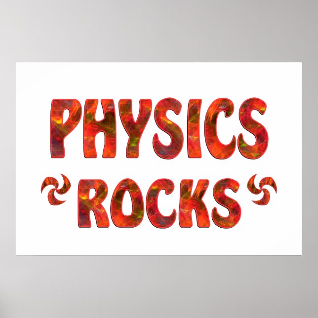 PHYSICS ROCKS POSTER (Vorne)