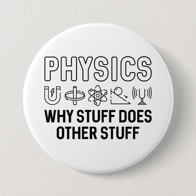 Physik Button (Vorderseite)