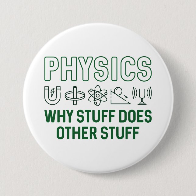 Physik Button (Vorderseite)