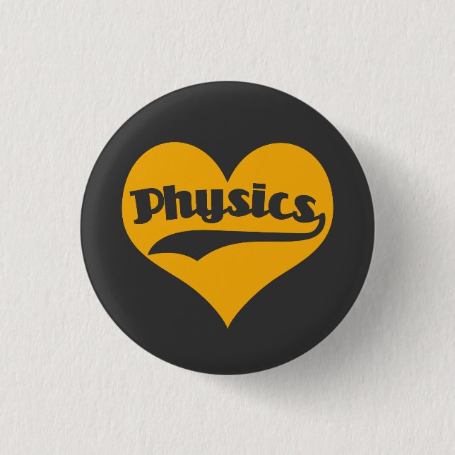Physik der Liebe Button (Vorderseite)