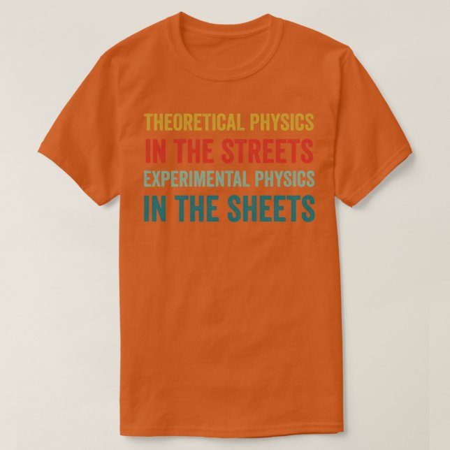 Physik Funny Physical Pub Science 1 T-Shirt (Design vorne)