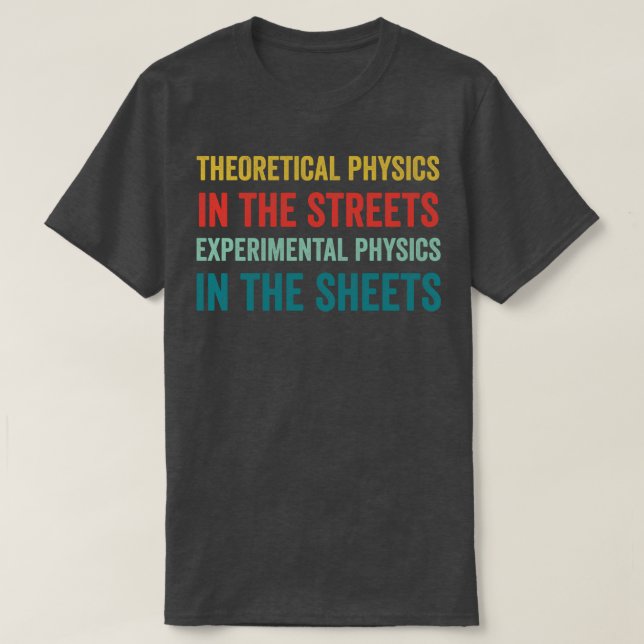 Physik Funny Physical Pub Science 1 T-Shirt (Design vorne)