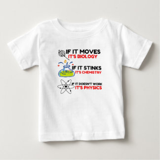 PHYSIK FÜR BIOLOGIE BABY T-SHIRT