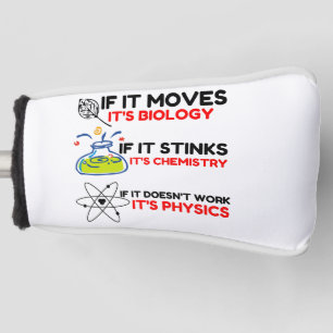 PHYSIK FÜR BIOLOGIE GOLF HEADCOVER