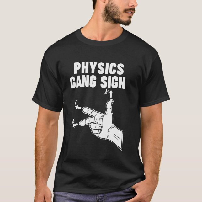 Physik-Gang-Schild T-Shirt (Vorderseite)