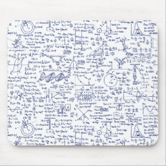 Physik-Gleichungen im blauen Stift // Mousepad