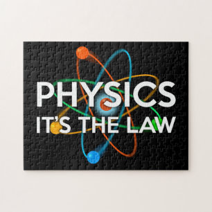 PHYSIK IST DAS GESETZ Wissenschaft Puzzle