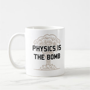 Physik ist die nukleare Bombe Kaffeetasse