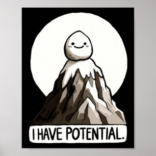Physik Joke - Ich habe potenzielle Rock Mountain S Poster